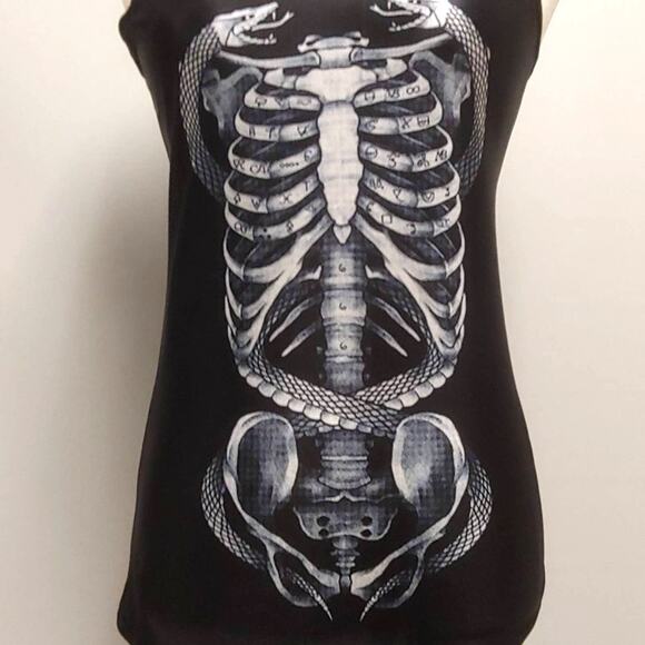Skeleton, Bones & Snakes NEW Small Tank Top - Picture 5 of 6
